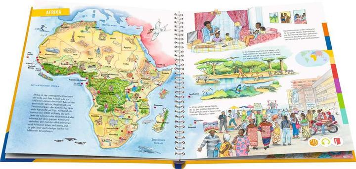 Productafbeelding tiptoi Ravenburger 49287 ® wereldatlas non-fictie boek (Duits)