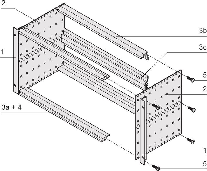 Produktbild Schroff BGTR PRO F 3HE 84TE 235T MZ