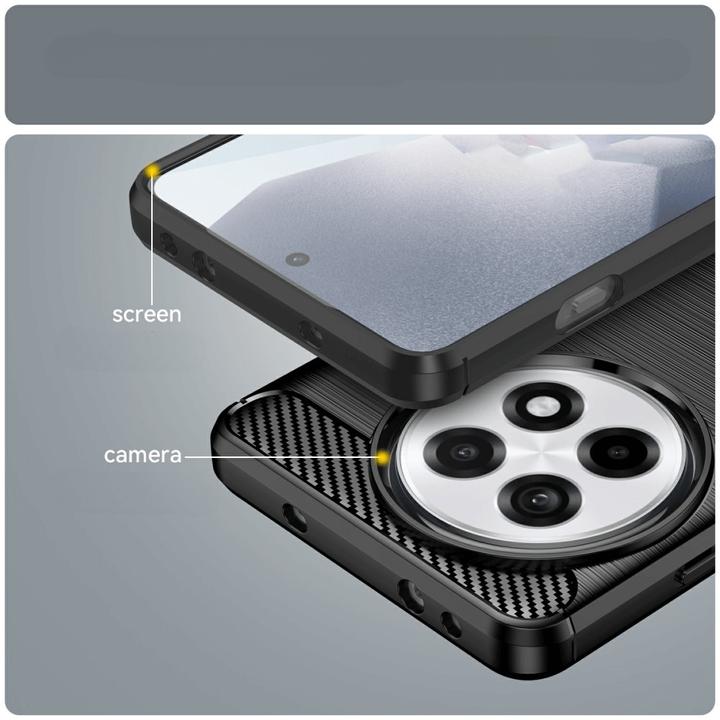 Actual product image Cover-Discount OnePlus 13R - Metall Carbon Look Hülle (OnePlus 13R)