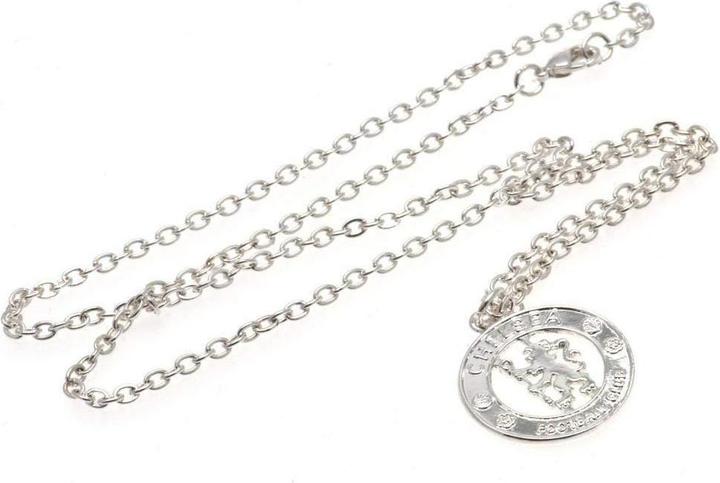 Immagine prodotto Chelsea FC Collana con ciondolo a forma di stemma (100% argento platino)