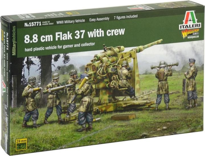 Produktbild 1:56 8.8cm Flak 37 w/ crew (+ 7 figures)