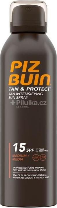 Image du produit Piz Buin Bronzage et protection (Spray solaire, SPF 15, 150 ml)