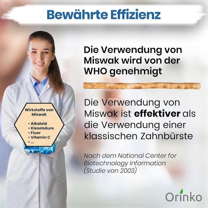 Produktbild Orinko Natürliche Zahnbürste (5 x)
