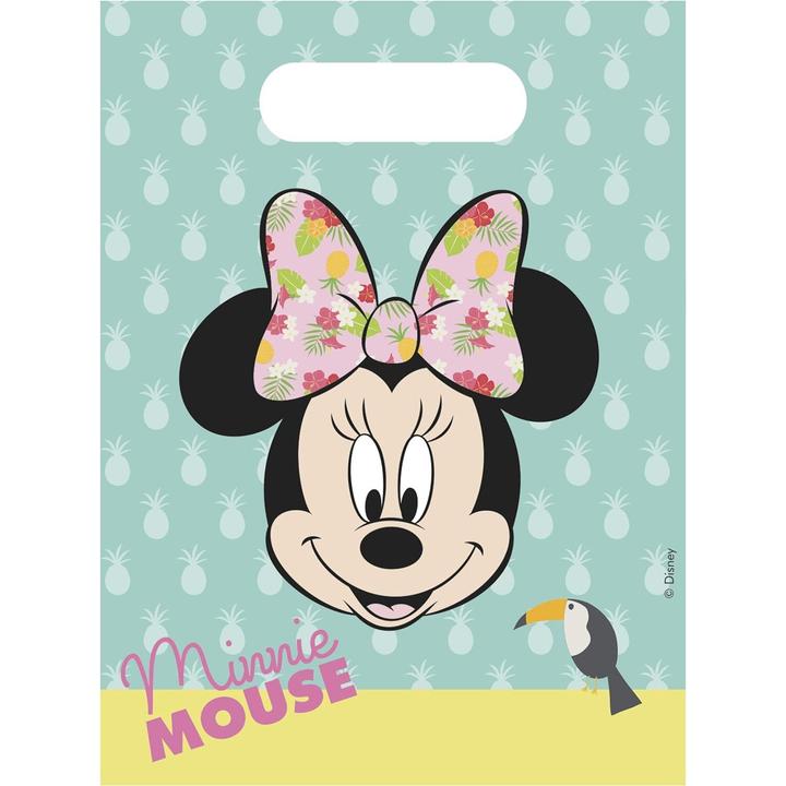 Image du produit Disney Sac cadeau Minnie Mouse tropical (pack de 6) (Coffret cadeau, 6 x)