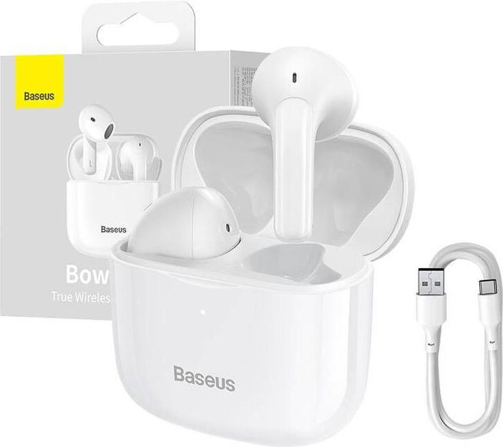 Actual product image Baseus Headphones TWS Bowie E3 (white) (5 h, Wireless)