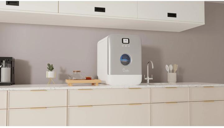 Image du produit Daan Tech Lave-vaisselle de table Bob blanc/argenté