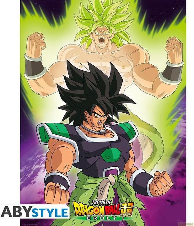 Actual product image ABYstyle DRAGON BALL BROLY - Set 2 Chibi Posters - Broly 52x38 x4