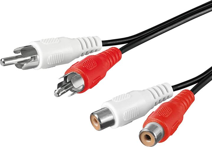 Produktbild Goobay Stereo Verlängerungskabel 2x Cinch (1.50 m, Verlängerung)