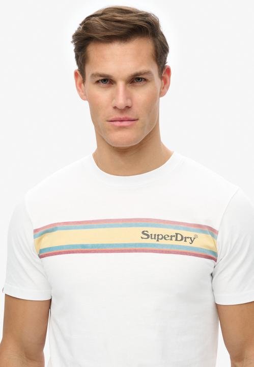 Produktbild Superdry Lässiges Venue T-Shirt mit Streifen und Logo (S)