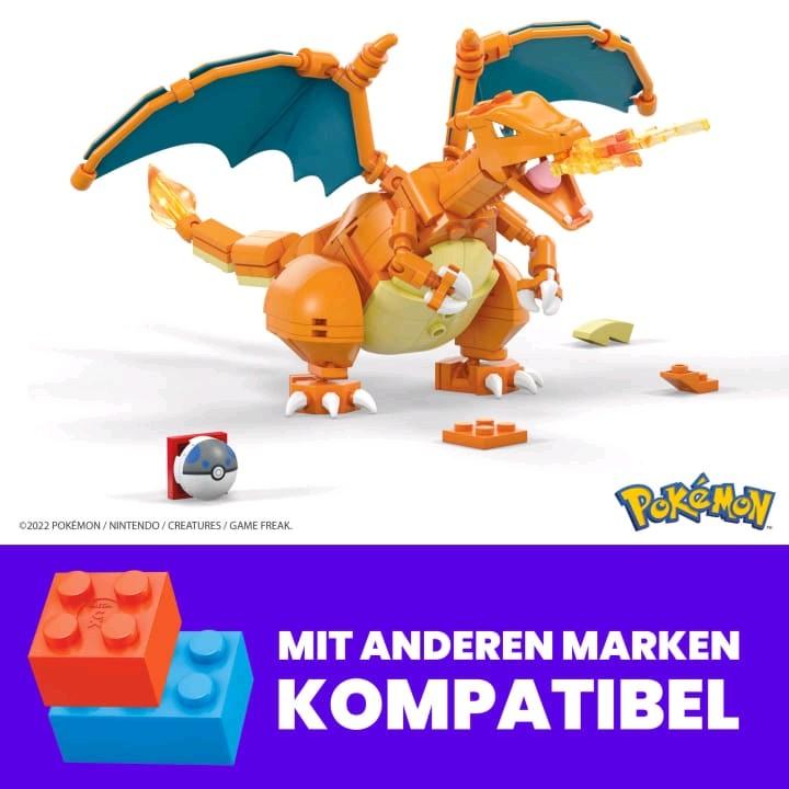 Actual product image Mega Construx Pokemon building set - Glurak