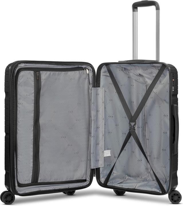 Immagine prodotto D&N Travel Line 4300-Plus Carrello a 4 ruote M 65 cm con piega ad espansione (58 l, M (50 - 90l))