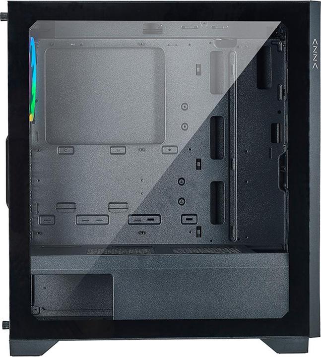 Actual product image Linkworld Hive 450 GAMING Miditower Black RGB retail - Midi/Minitower - ATX (mATX, ITX, ATX, E-ATX)