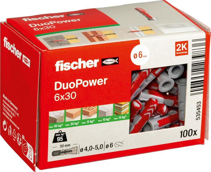 Actual product image Fischer Universal plugs (100 pcs.)