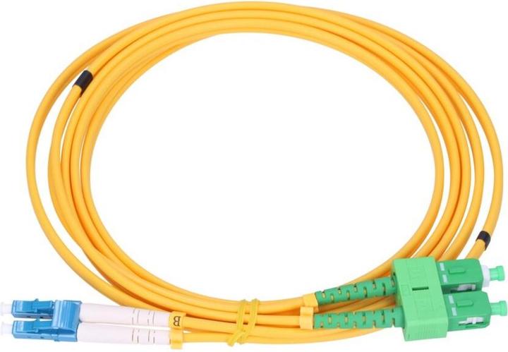 Produktbild Extralink SC/APC-LC/PC | Patchcord | Jednomodowy, Duplex, 9/125um, 2mm, 1.5m (S/UTP, 1.50 m)