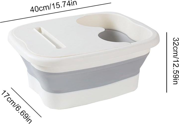 Actual product image König Design Faltbare Fussbadewanne Fussmassage Fussmassagegerät Fussbad Spa Pediküre 21 Liter