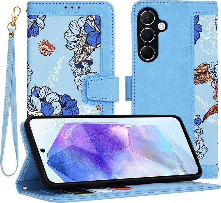 Actual product image Techsuit - FlipCraft - Samsung Galaxy A55 5G - Vibrant Blue (Samsung Galaxy A55)
