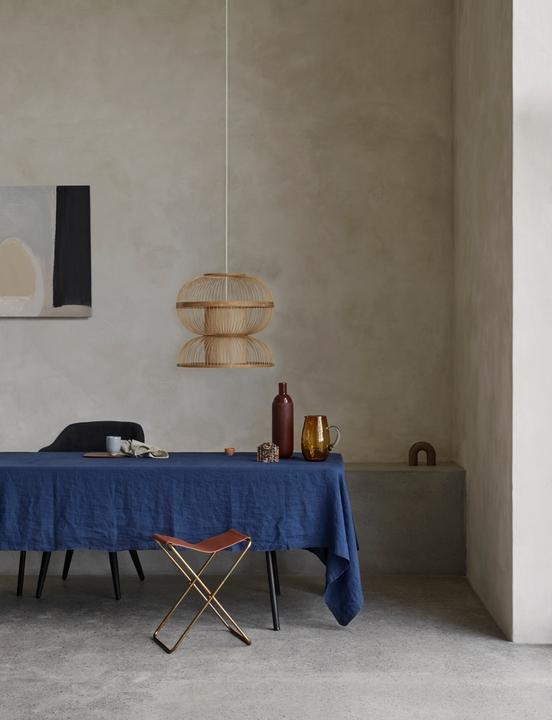 Immagine prodotto Broste Copenhagen Tovaglia Gracie in lino Insignia Blue 200x160cm (200 x 160 cm)