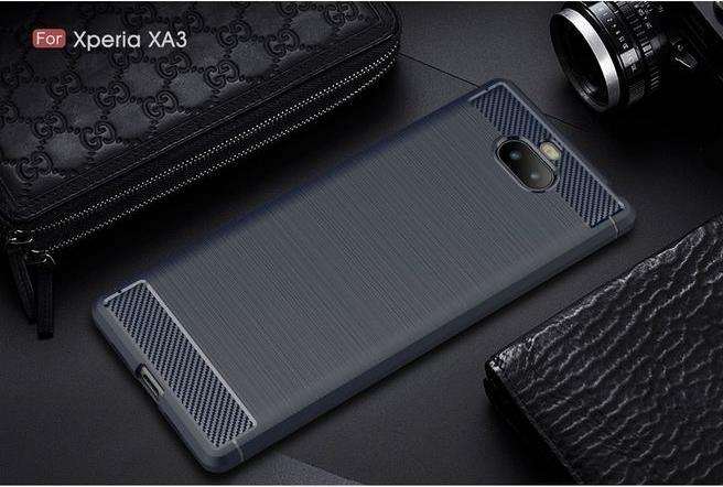 Productafbeelding MU Style Koolstofvezel TPU Softcase-serie (Sony Xperia XA3)
