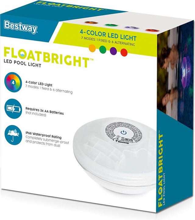 Actual product image Bestway Flowclear LED Floating Pool Light