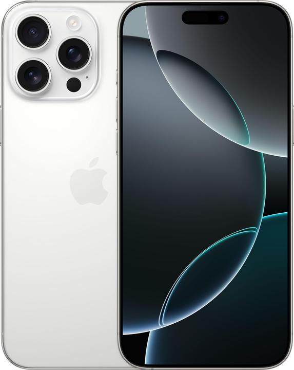 Image du produit Apple iPhone 16 Pro Max (512 Go, Titane blanc, 6.90", SIM + eSIM, 48 Mpx, 5G)