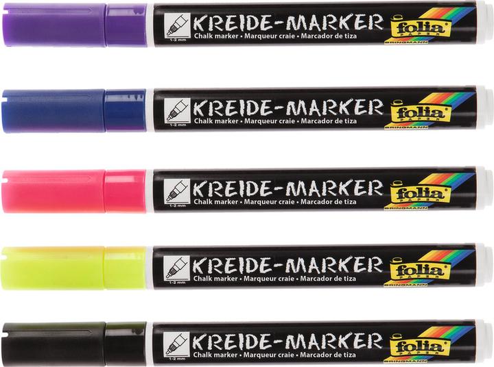 Image du produit Folia Lampes néon (Violet, Pink, Bleu, Jaune, Noir, 2 mm, 5 x)