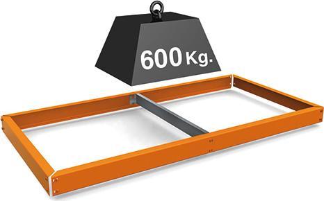 Actual product image SimonRack Steel shelf SIMONFORTE EA 1804 orange 180.0 x 45.0 cm
