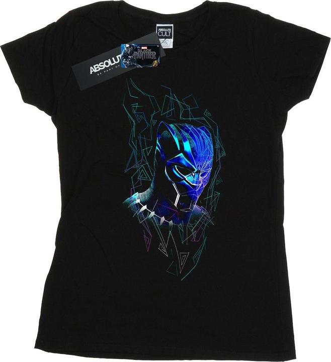 Immagine prodotto Femme/Les femmes - Maglietta in cotone con mascherina in nylon della Panthère noire (XXL)