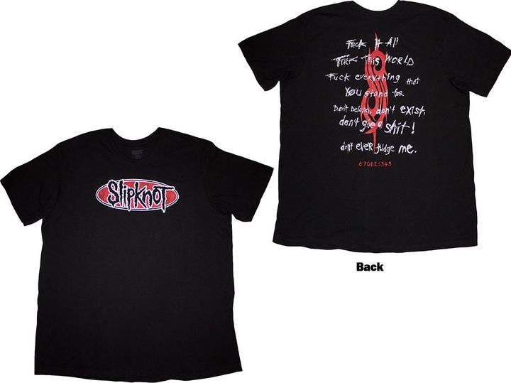 Produktbild Slipknot F It All Back Print (M)