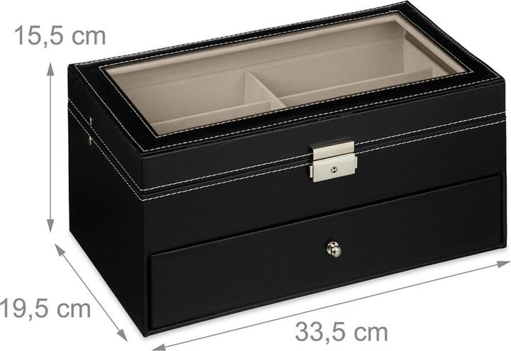 Produktbild Relaxdays Brillenbox