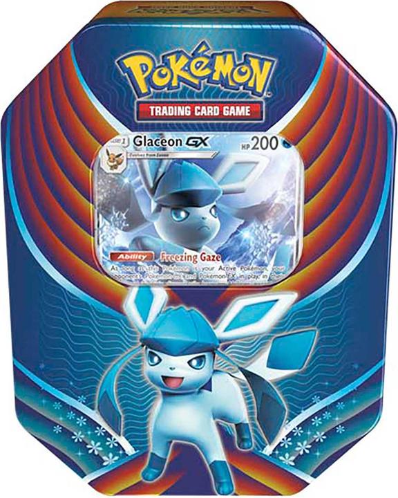 Actual product image Pokémon Kartenspiel TCG: Evolution Celebration Tin Featuring Leafeon-GX (English, Booster Pack)