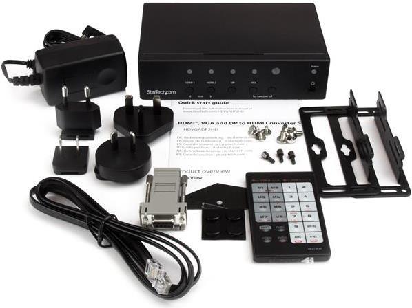 Actual product image StarTech DP VGA HDMI Converter Switch