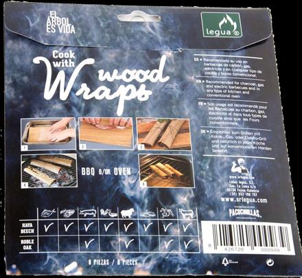 Produktbild BBQ Master Räucher Wood Wraps Eiche