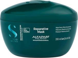 Immagine prodotto Alfaparf Milano Semi di Lino Ricostruzione Maschera Riparativa Colore Sicuro Maschera Condizionante Profonda (250 ml)