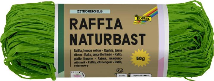 Image du produit Folia Bringmann Raphia naturel 50g vert clair (Pochette cadeau)