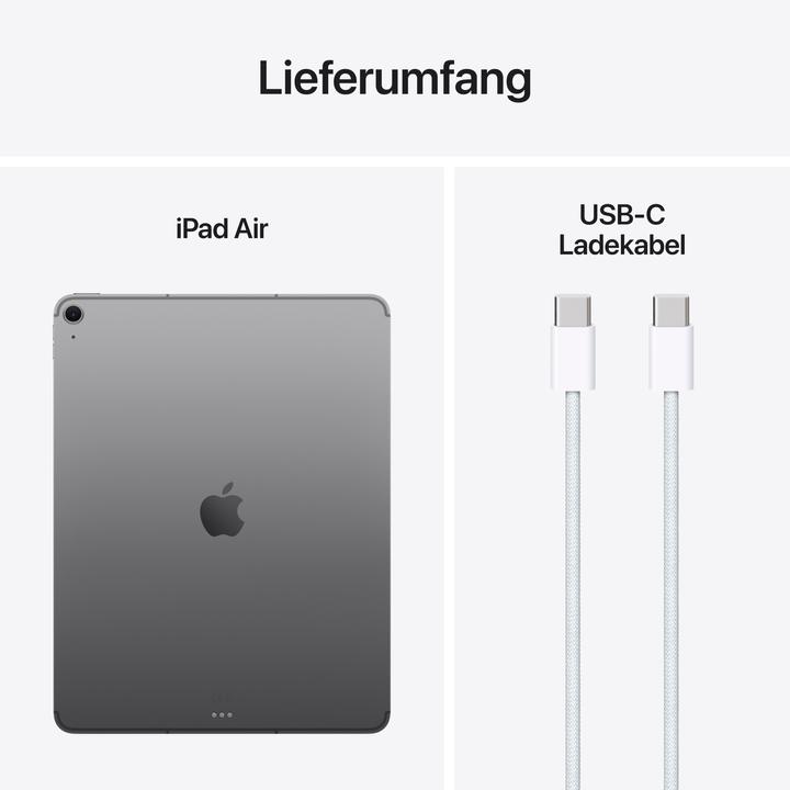 Image du produit Apple iPad Air 13 2025 (M3) (5G, 13", 1000 Go, Gris sidéral)