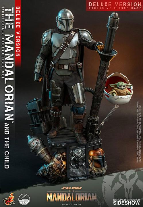 Produktbild Hot Toys Star Wars – The Mandalorian “The Mandalorian & The Child” Deluxe 1/4 Actionfiguren