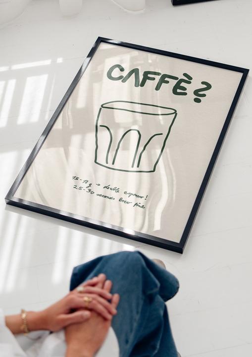 Image du produit Plakativ Caffè? (Off White) Poster A3 (30 x 42 cm)