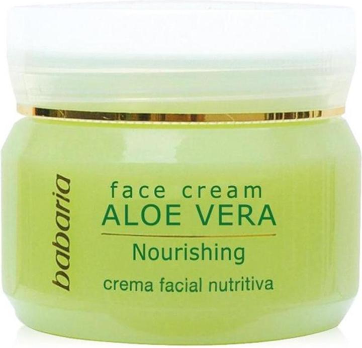 Immagine prodotto Babaria Crema viso idratante all'Aloe Vera 24 ore su 24 50ml (50 ml, Crema 24h)