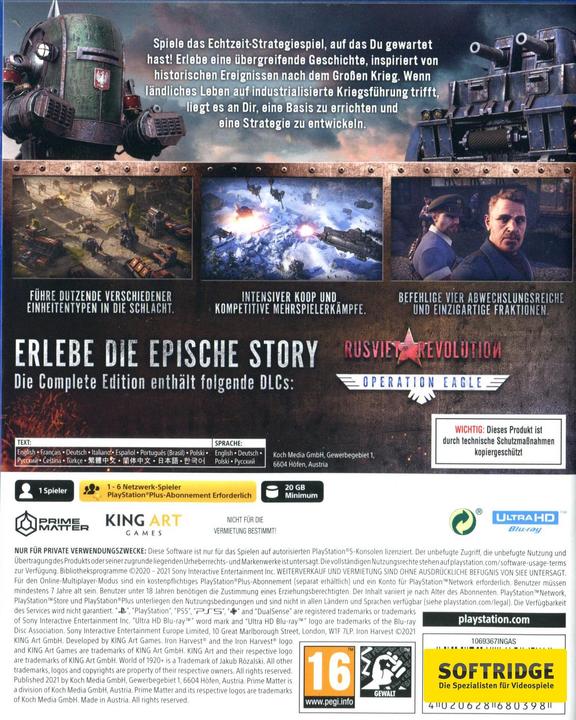 Produktbild Iron Harvest - Complete Edition (PS5, DE)