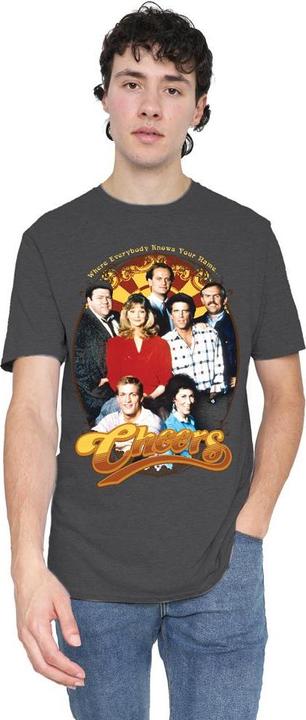 Actual product image Cheers Unisex Adult Group Shot T-Shirt (M)