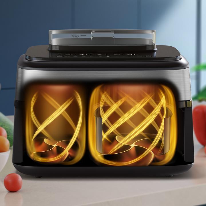 Produktbild Philips Steam Airfryer Dual Basket NA555/09