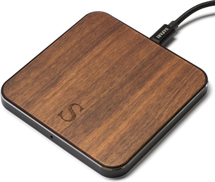 Produktbild Safari Selection Ladestation Wireless Charger dunkelbraun (10 W)