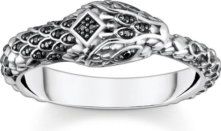 Immagine prodotto Thomas Sabo Anello Serpente annerito (50, 925 Argento)