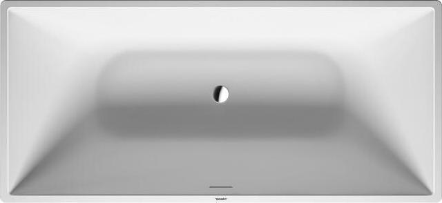 Immagine prodotto Duravit Vasca da bagno DURASQUARE 1850x850mm free-standing 2 spioventi posteriori bianco (250 l, 185 cm, 85 cm)