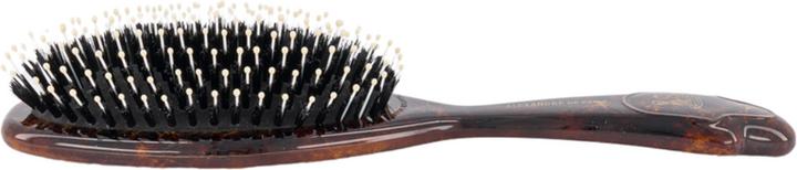 Actual product image Alexandre de paris La Parisienne brush boar bristles brown/white
