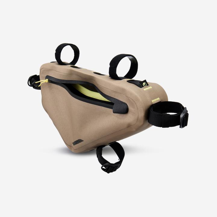 Actual product image Rockrider Fahrradtasche Rahmentasche Bikepacking Half Frame ADVT 900 3 l wasserdicht IPX3 (3 l, Frame bag)