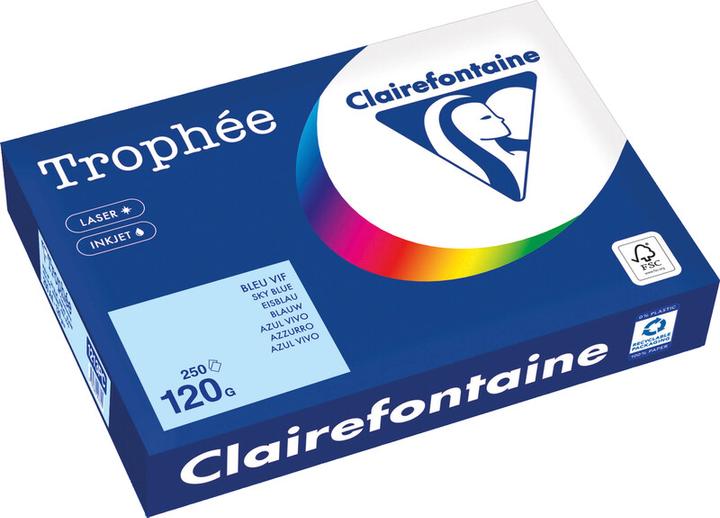 Actual product image Clairefontaine Universal paper, coloured (120 g/m², 250 x, A4)