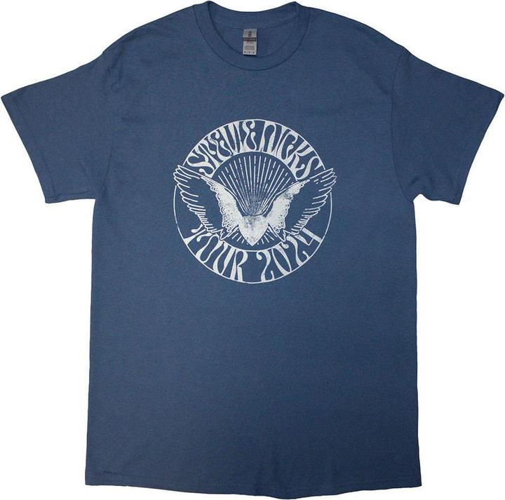 Actual product image Stevie Nicks Unisex Adult Tour '24 Wings Back Print T-Shirt (S)
