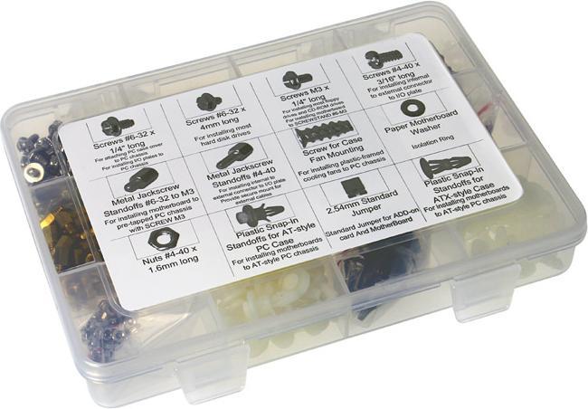 Actual product image InLine PC screw set, 550 pieces