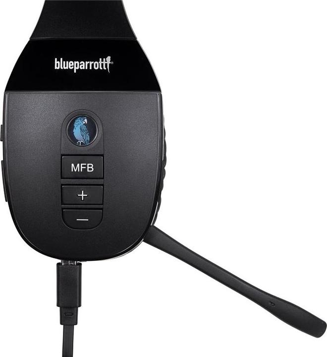 Actual product image Jabra BlueParrott S450-XT, Headset, Head-band, Office/Call center, Black, Binaural, Volume +, Volume (Wireless, USB-C)
